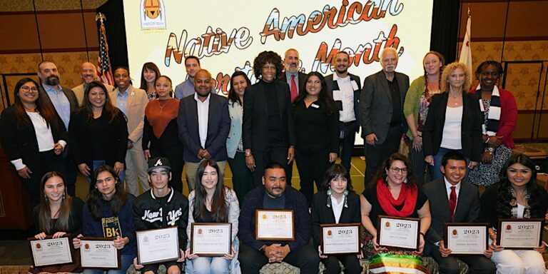AICC of CA Native American Heritage Month Luncheon at Disneyland Hotel with awards and scholarships.