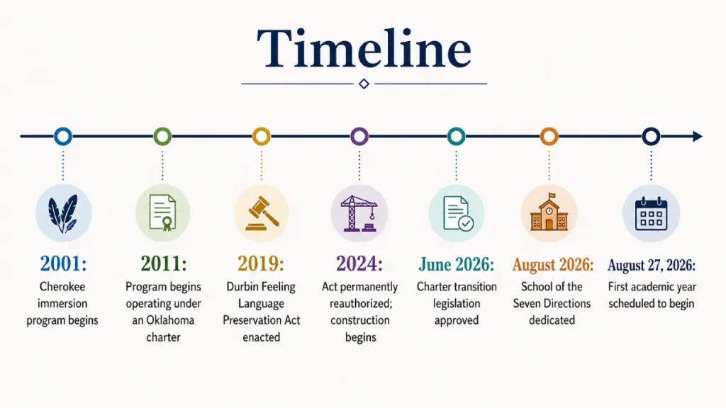 Cherokee Program Timeline Infographic